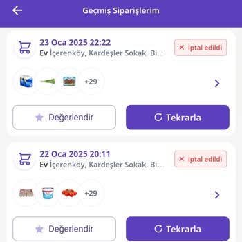 İptal Edilen Siparişler Ve İade Edilmeyen Para