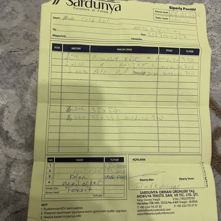 Mobilya Alışverişinde Şok Eden Fiyat Değişikliği