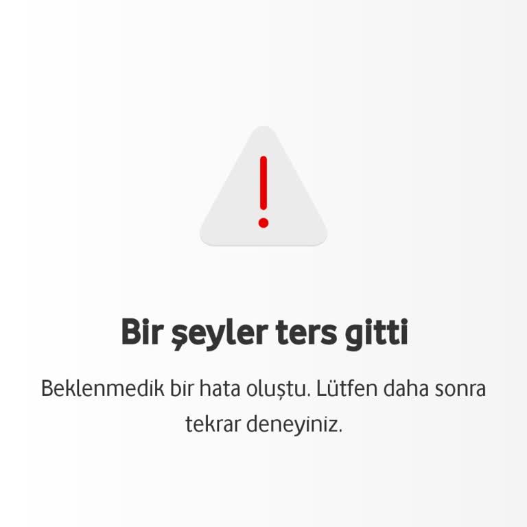 Vodafone RED0273 Tarifesi Sınırsız İnternet Sorunu