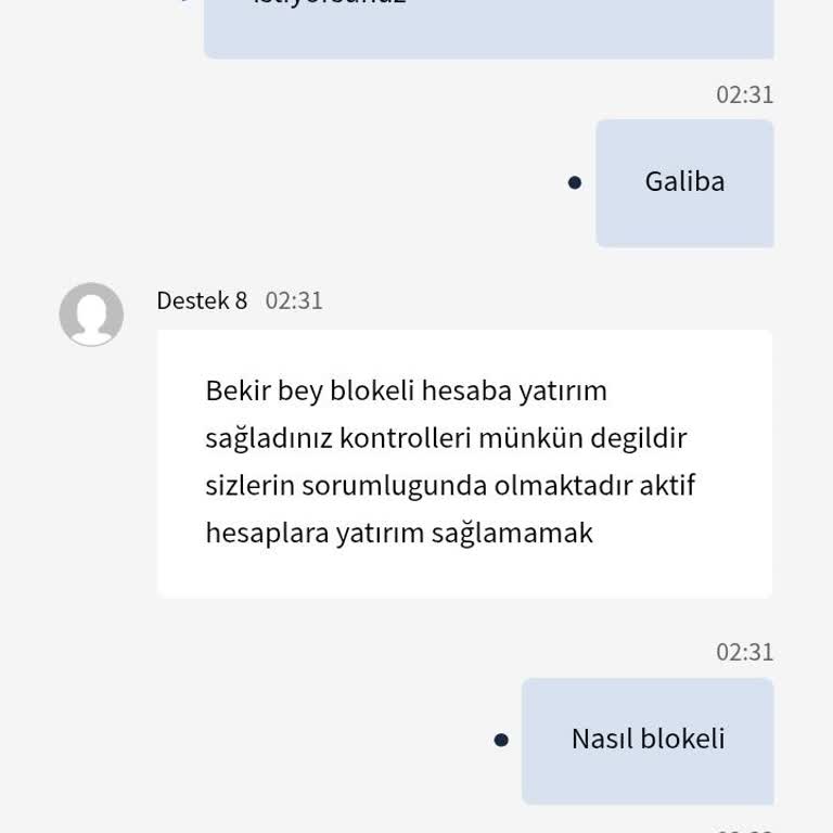 Para Yatırma İşleminde Bloke Sorunu