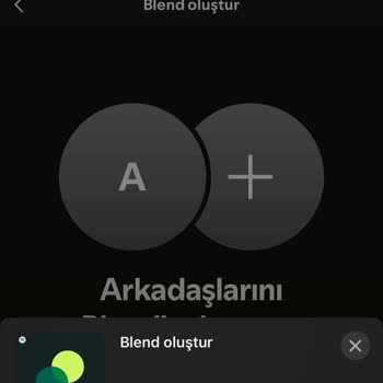 Spotify Blend Listesi Katılım Sorunu