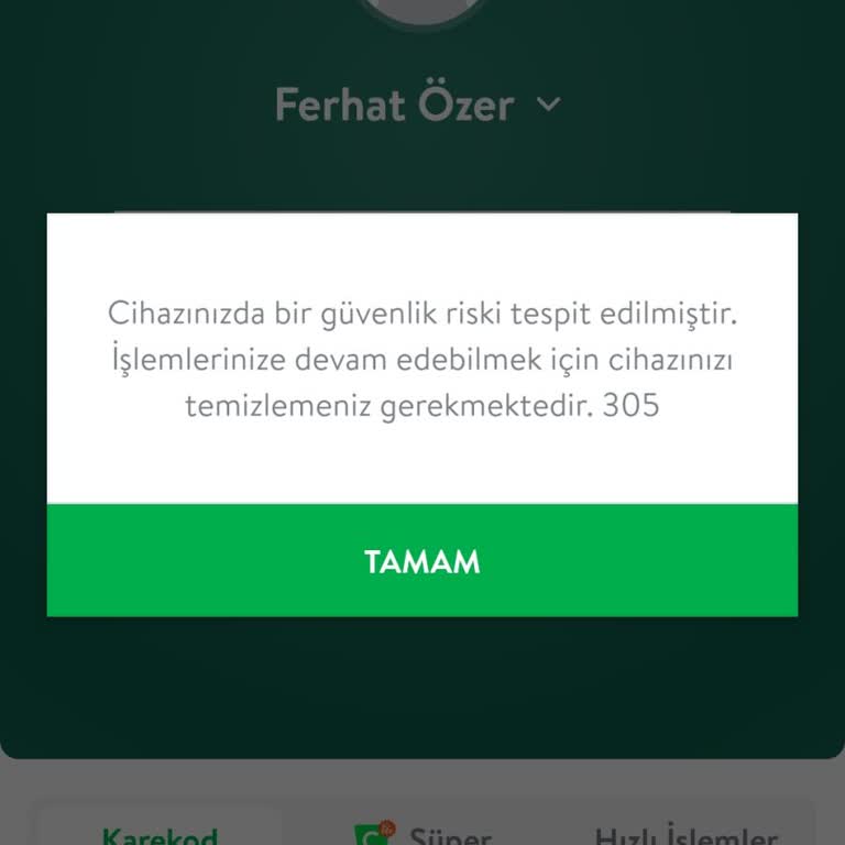 CepteTeb Uygulamasında Sürekli Güvenlik Riski Uyarısı