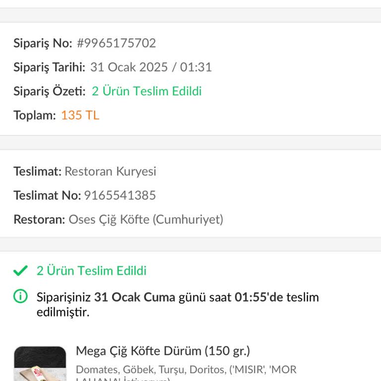 Sipariş Gelmedi, Para İadesi Yok: Müşteri Mağduriyeti