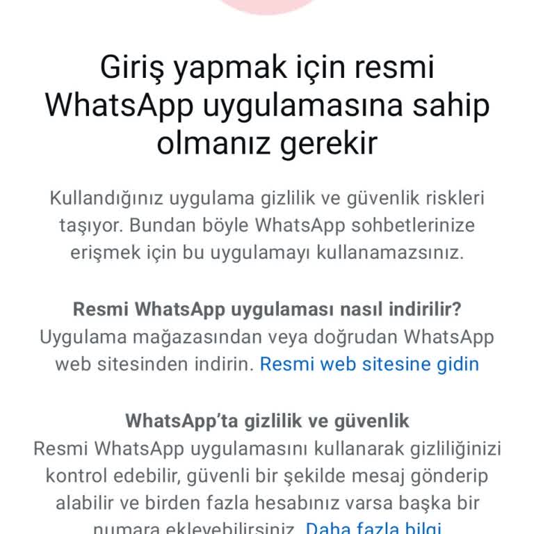 WhatsApp Giriş Sorunu Ve Spam Hatası
