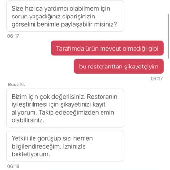 Eksik Sipariş Ve Saygısız Kurye Deneyimi
