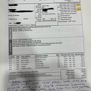 Ankara Chery Tan Oto'da Uzun Bekleyiş Ve Yetersiz Hizmet