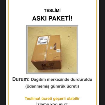 PTT Kargo Adına Gelen Şüpheli E-postalar