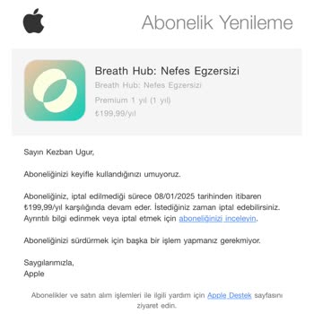 Breath Hub Uygulamasında Erişim Sorunu Ve Şifre Yenileme Problemi