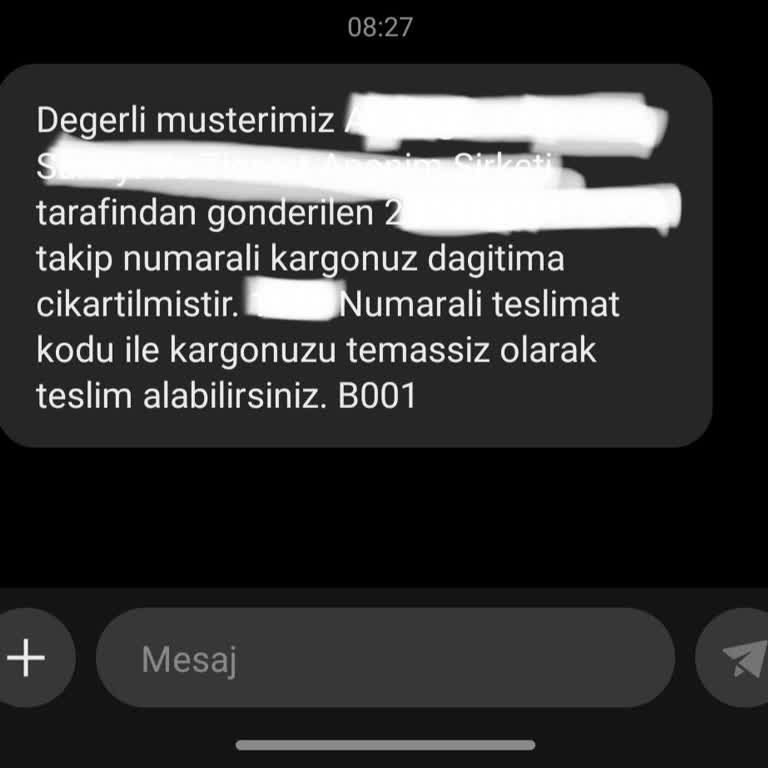 Teslimat Adresi Sorunu: Kargo Şubeden Alın Uyarısı