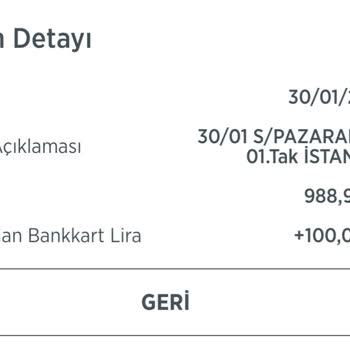 Sipariş Oluşturulmadı, Para İadesi Talep Ediyorum