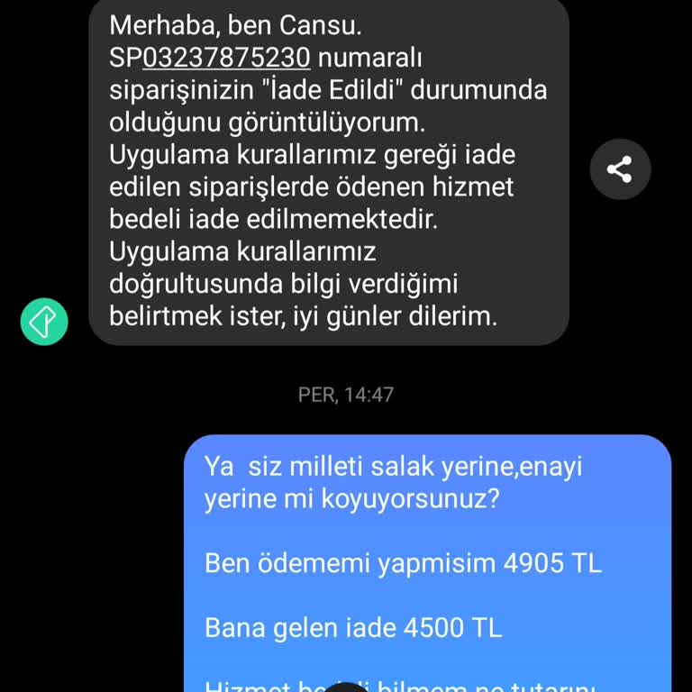 Kayıp Kargo Ve Eksik İade Sorunu