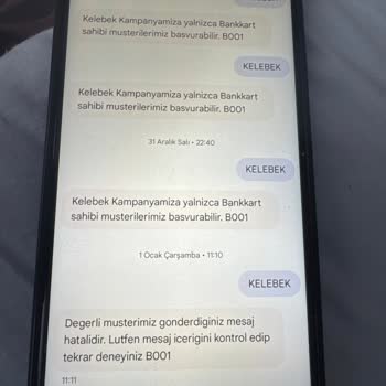 Ziraat Bankası Kelebek Mobilya Kampanyasında Puan Yükleme Sorunu
