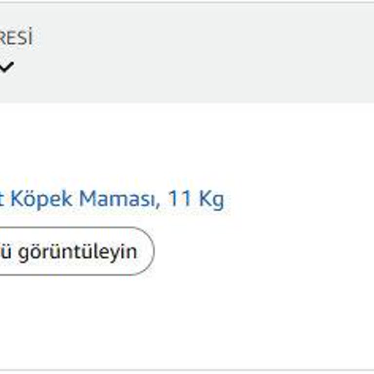 Amazon'dan Sipariş Edilen Mama Teslim Edilmedi