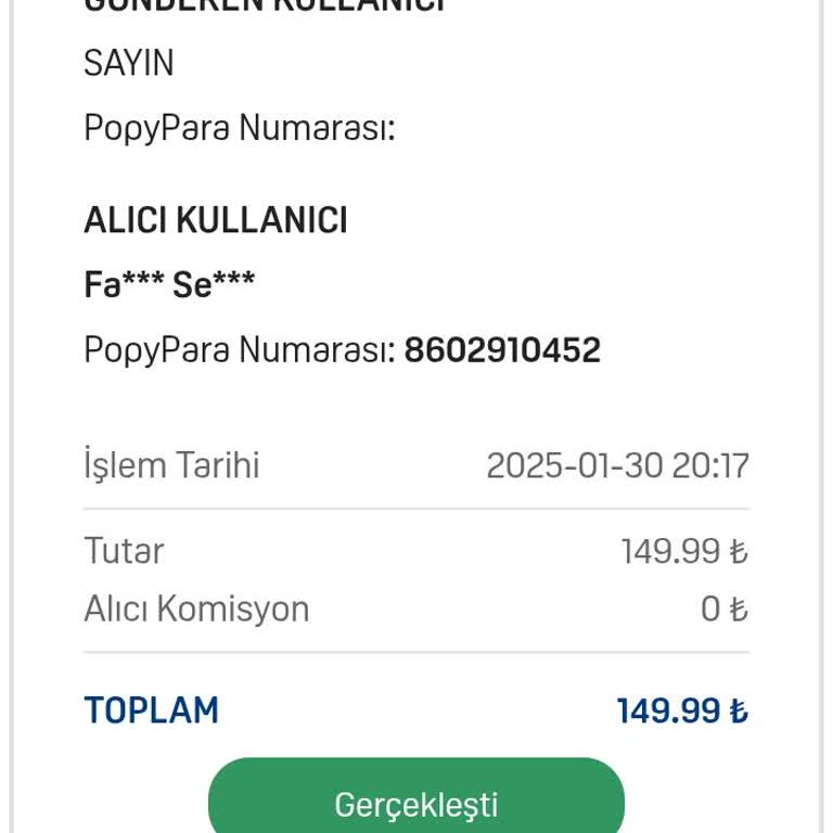 Yanlış Hesaplanan Cashback İadesi