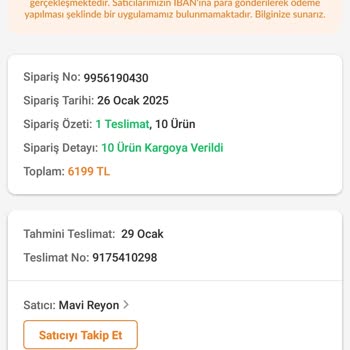 Mavi Reyon Yanlış Ürün Gönderimi Ve Kargo Sorunu!