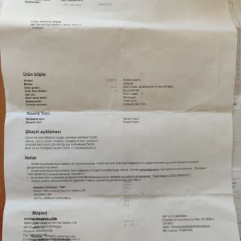 Yanıltıcı Servis Raporlarıyla Mağduriyet