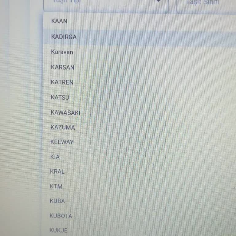 Kanuni Marka Motosiklet Sistemde Yok İşlemler Aksıyor