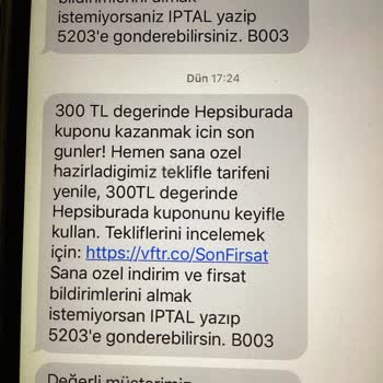 Vodafone Ve Hepsiburada Arasında Kaybolan Kupon