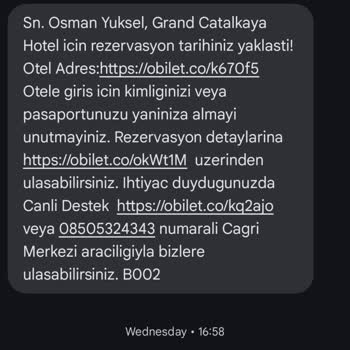 Rezervasyon Sorunu Ve İade Krizi