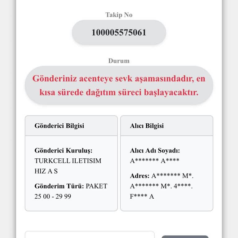 Kargo Teslimatında Yaşanan Gecikme Ve Şube Sorunu