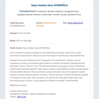 Eğitim Kalitesizliği Ve İletişim Eksikliği: AÖF Sınav Skandalı