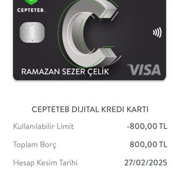 Kullanmadığım Kredi Kartı İçin Haksız Borçlandırma