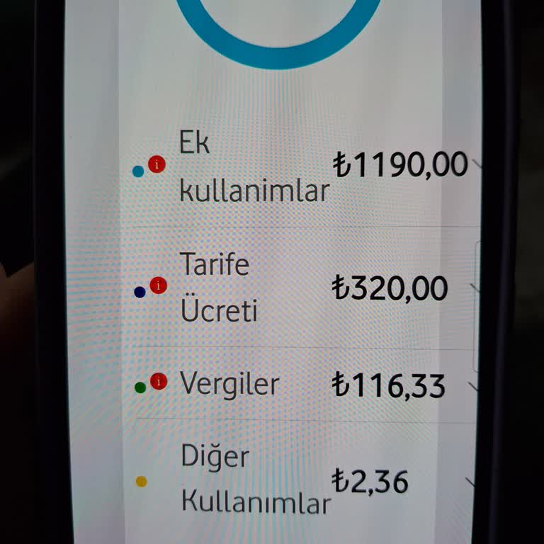 Vodafone'da Bilgim Dışında Aşım Paketi Sorunu
