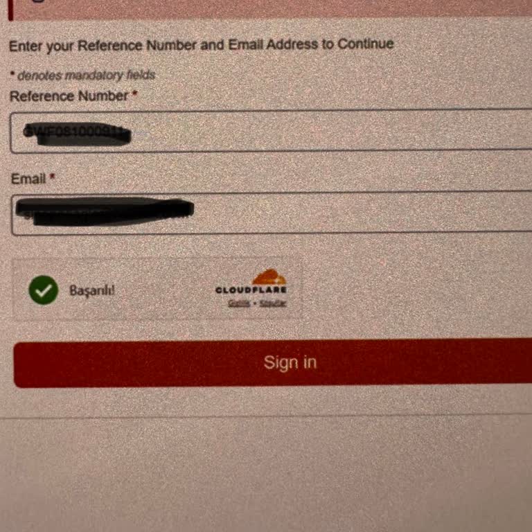 VFS Global Randevu Sisteminde Referans Numarası Sorunu