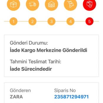 Zara Siparişlerim Teslim Edilmeden İade Ediliyor