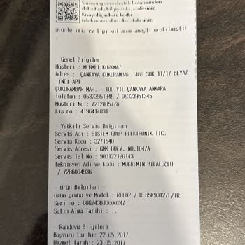 Samsung Buzdolabı Sorunu Ve Uzayan Teslimat Süreci