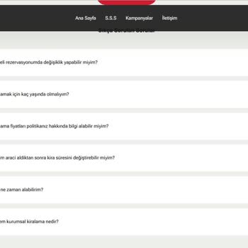 Kiralık Araç Kabusu