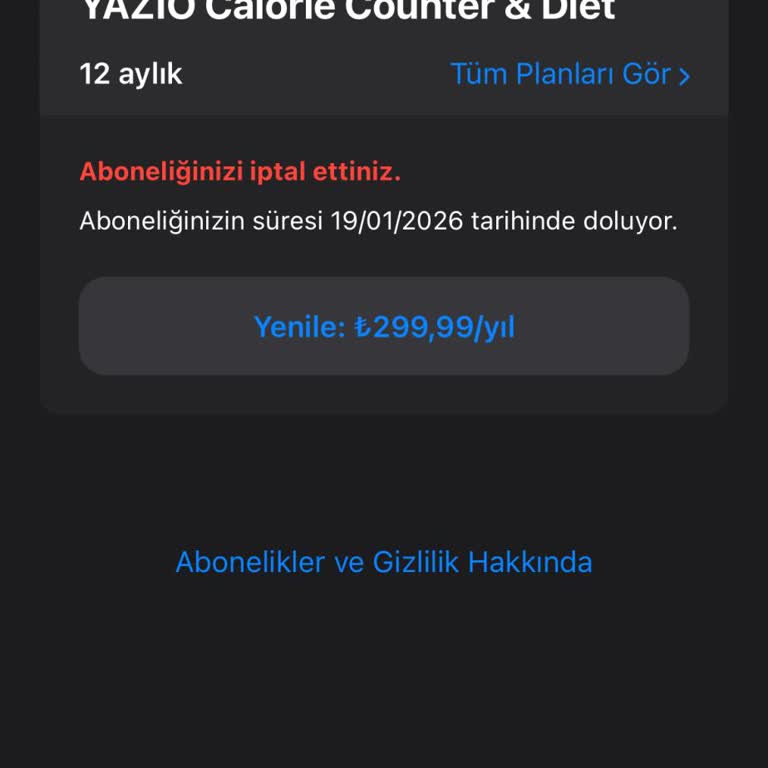 Yazio Charged ₺299.99 Instead of ₺25 for Pro – No Consent, Refund Needed