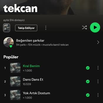Spotify Hesabımdan Haksız Şarkı Kaldırma