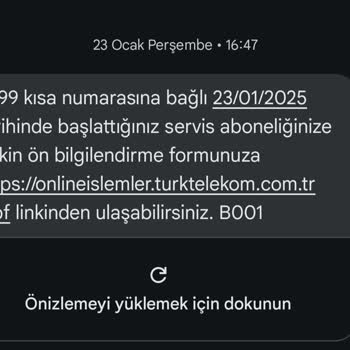 İzinsiz Abonelik Ve Para İadesi Talebi