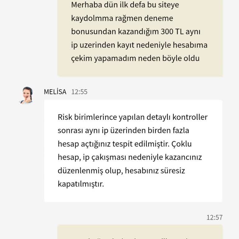 Deneme Bonusu Çekim Sorunu