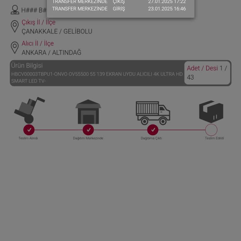 Horoz Lojistik İade Teslimatında Sorunlar Yaşıyorum