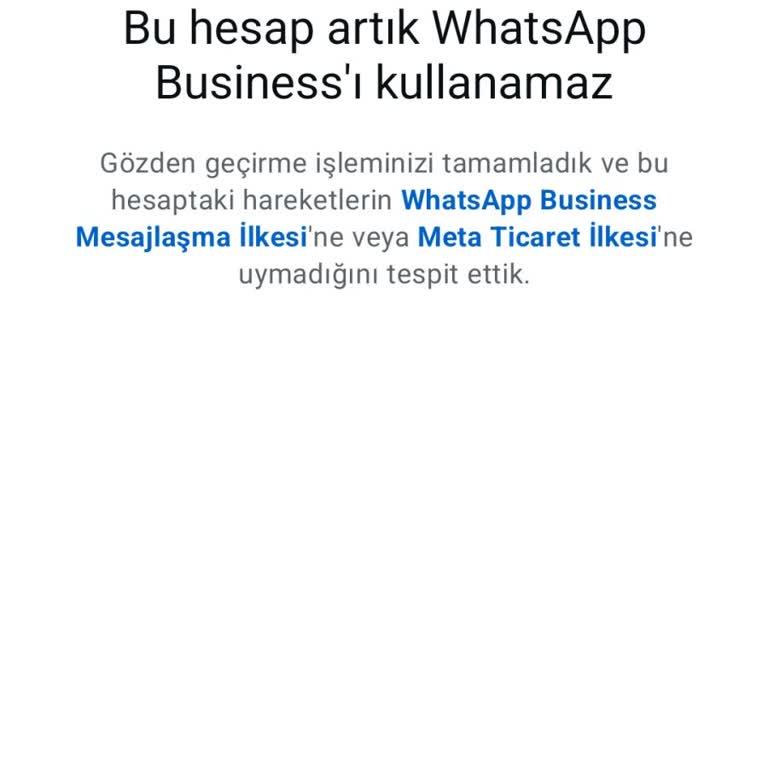 WhatsApp Business Hesabım Haksız Yere Kapatıldı: Acil Yardım Talebi