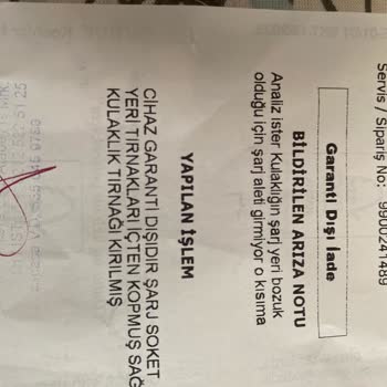 Trendyol'dan Aldığım Kulaklıkta Şarj Sorunu Ve İletişim Eksikliği