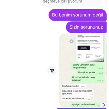 İptal Edilen Sipariş Ve İade Sorunu