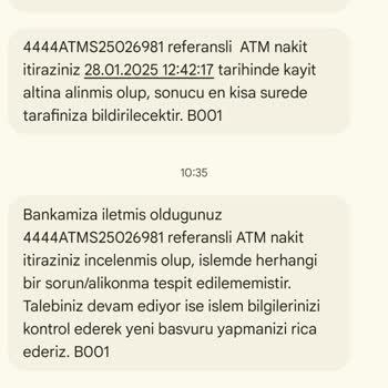 ATM'de Yatırılan Para Hesaba Geçmedi Ve İtirazlar Reddedildi
