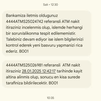 ATM'de Yatırılan Para Hesaba Geçmedi Ve İtirazlar Reddedildi
