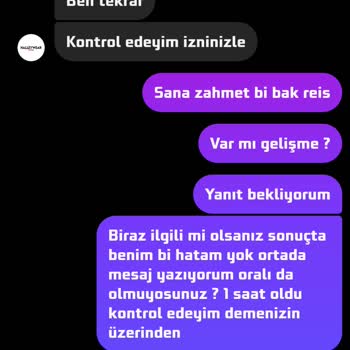 Sipariş İptali Ve İletişimsizlik Sorunu