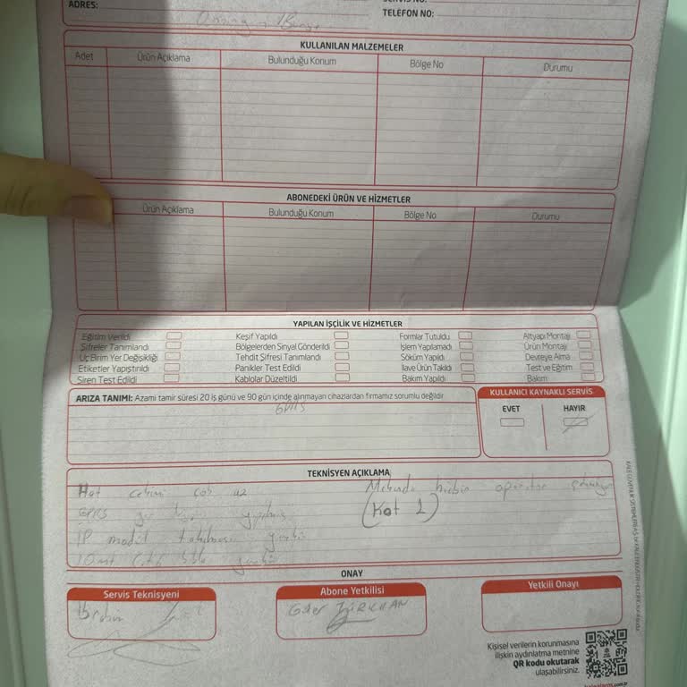 Kale Güvenlik Sistemleri İle İletişim Sorunları Ve Hizmet Eksiklikleri