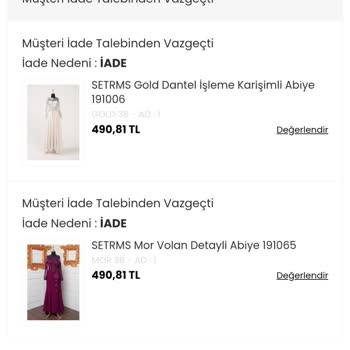 Teslim Edilmeyen Elbise Ve Yanıltıcı Sipariş Durumu