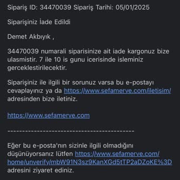 İade Edilmeyen Para: Müşteri Mağduriyeti