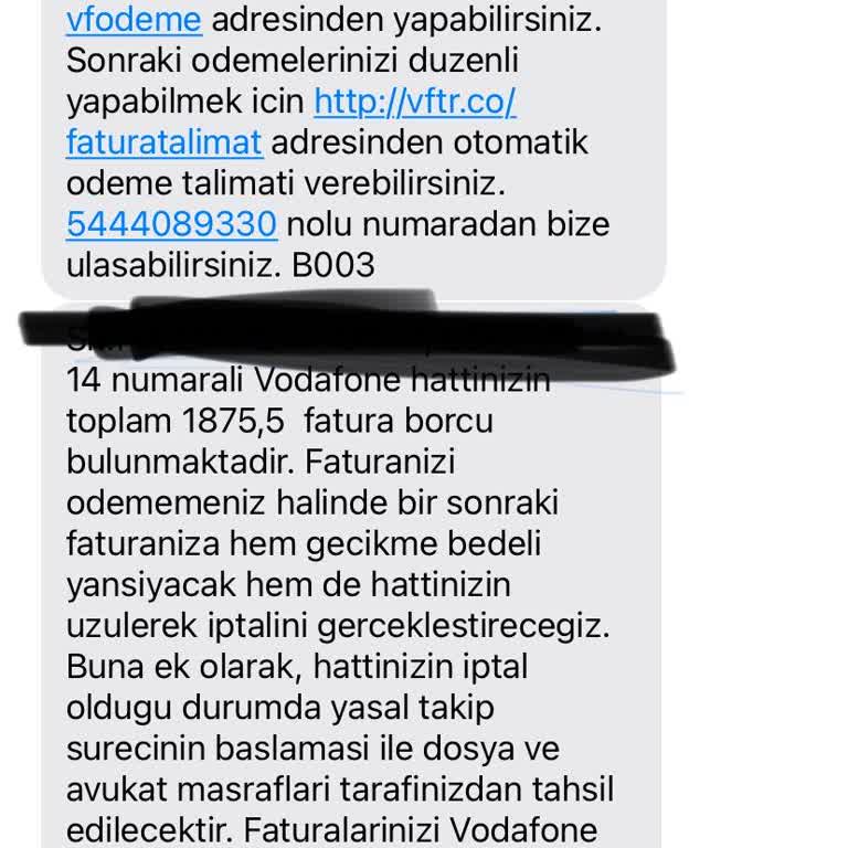 Yanlış Fatura Bildirimi Ve Yetersiz Müşteri Hizmetleri