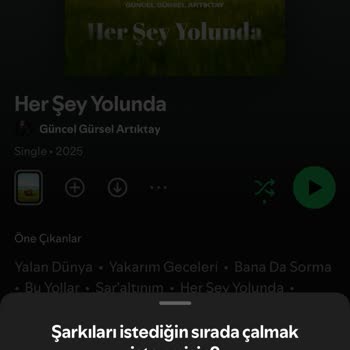Spotify Free Planında Şarkı Seçme Kısıtlaması