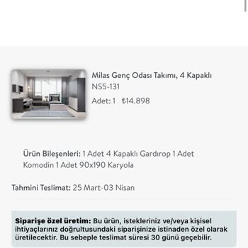 Eksik Parçalı Ürün Teslimatı Sorunu