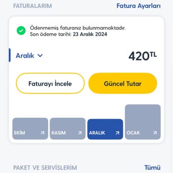 Turkcell'de Taahhütlü Paket Fiyat Artışı Şikayeti