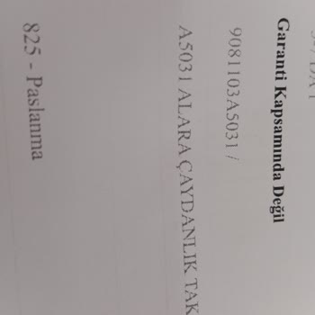 Paslanmaz Çelik Çaydanlık Hayal Kırıklığı